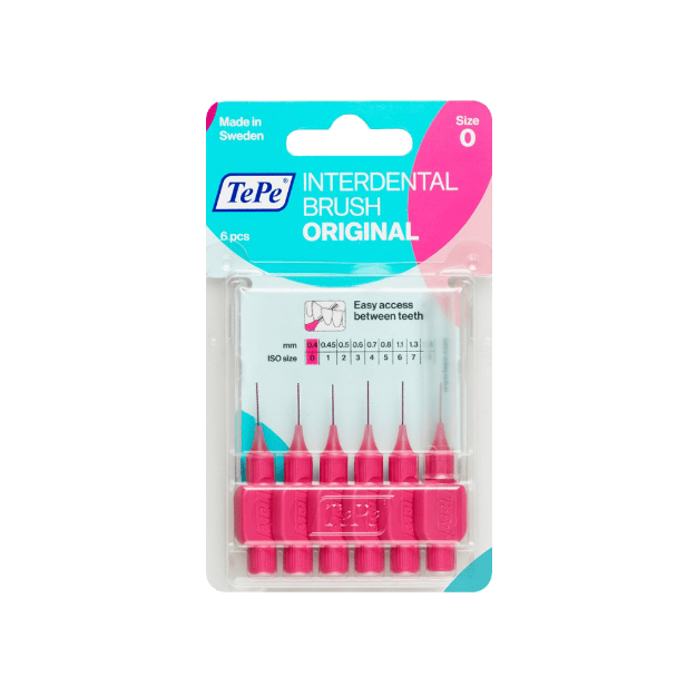 مسواک بین دندانی سایز ۰ اورجینال تپه ۶ عددی - Tepe Size 0 Original Interdental Brushes 6 Brushes