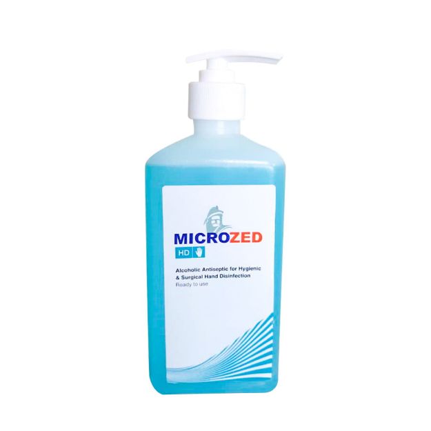 محلول ضد عفونی کننده میکروزد مخصوص دست 500 میلی لیتر - Microzed Alcoholic Antiseptic Hand Disinfection 500 ml