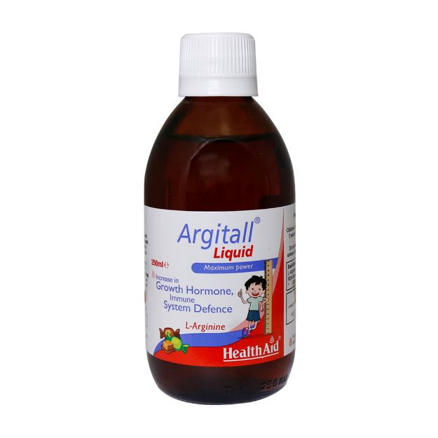 شربت آرژیتال هلث اید مکمل رشد کودک 250 میلی لیتر - Health Aid Argitall Liquid 250 ml