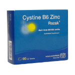 قرص سیستین B6 زینک رازک ۶۰ عدد - Razak Cystin B6 Zink 60 Tabs