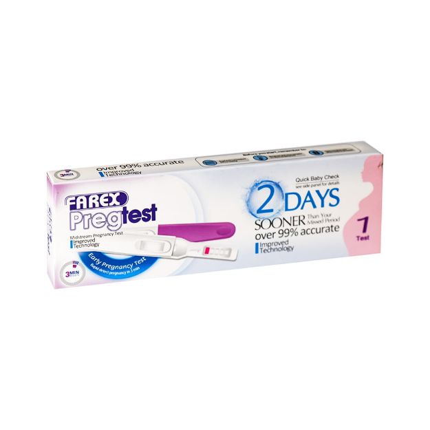 تست بارداری مدادی فارکس - Farex Pregtest Midstream Pregnancy Test