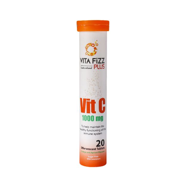 قرص جوشان ویتامین C 1000 میلی گرم ویتافیز پلاس 20 عدد - Vita Fizz Plus Vitamin C 1000 mg 20 Effervescent Tablets