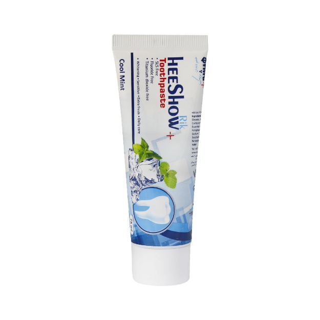 خمیر دندان هیشو ریک مدل Cool Mint 75 میلی لیتر - HeeShow Rik Cool Mint Toothpaste 75 ml