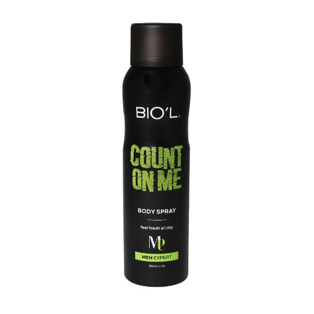 اسپری بدن مردانه بیول مدل Count On Me حجم 150 میلی لیتر - Biol Count On Me Body Spray For Men 150 Ml