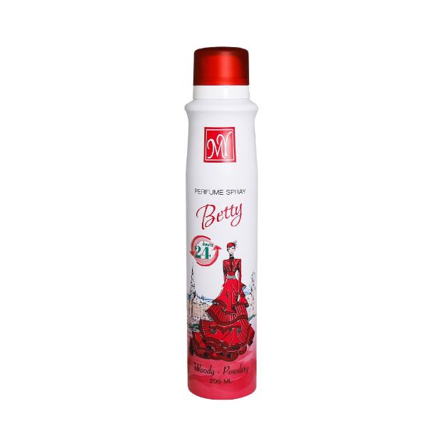 اسپری بدن زنانه مدل بتی مای 200 میلی لیتر - My Perfume Spray Model Betty 200 ml