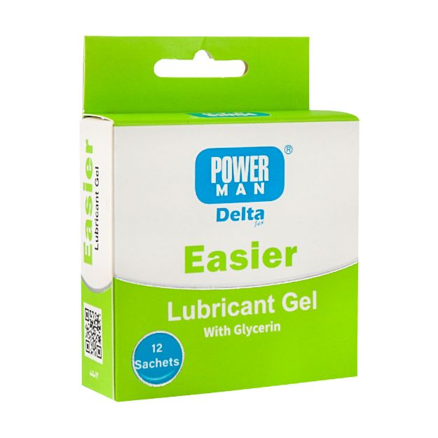 ساشه ژل روان کننده Easier پاورمن دلتازکس دلتا دارو 12 عدد - Delta Darou Easier Power Man Lubricant Gel 12 Pcs