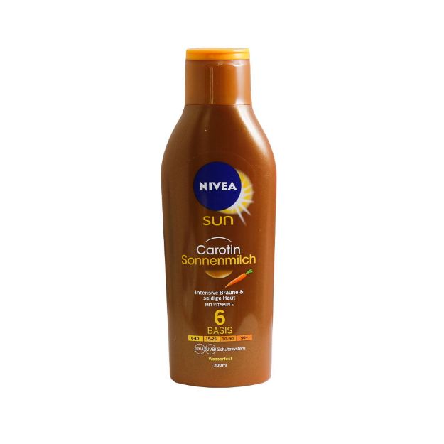 لوسیون برنزه کننده با عصاره هویج نیوآ 200 میلی لیتر - Nivea Cartion Sun Lotion 200 ml