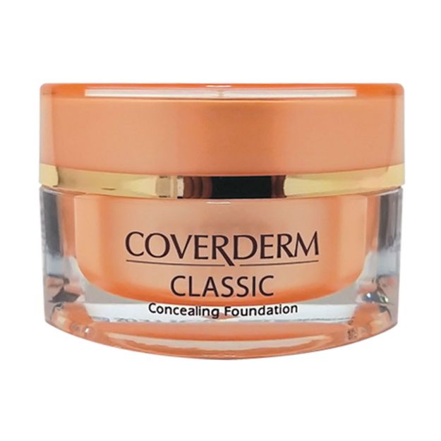 کرم پودر فشرده کلاسیک SPF30 کاوردرم 15 میلی لیتر - Coverderm Classic SPF30 Concealing Foundation Cream 15 ml