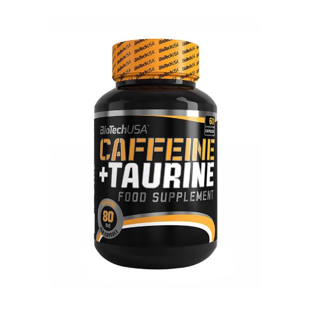 کپسول کافئین + تائورین بایوتک 60 عددی - BioTechUSA Cafeine+Taurine 60 Caps