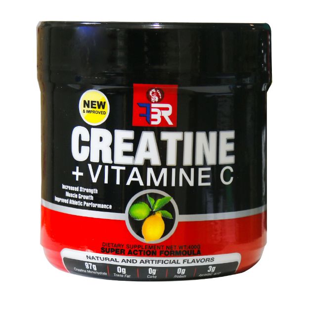 پودر کراتین و ویتامین C اف بی آر 400 گرم - FBR Creatine And Vitamin C Powder 400 g