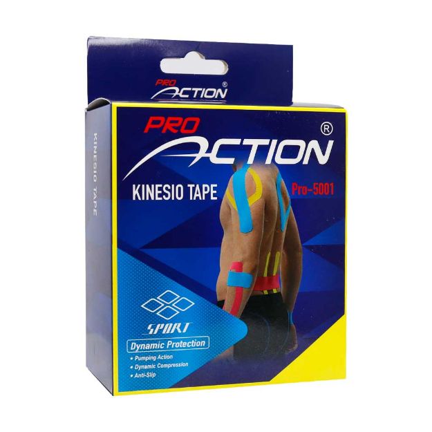 چسب تیپ کینزیو پرو اکشن مدل Pro-5001 - Pro Action Kinesio Tape Pro-5001