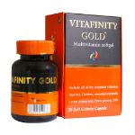 سافت ژل مولتی ویتامین ویتافینیتی گلد شهاب درمان 30 عدد - Shahab Darman Vitafinity Gold 30 Soft Gelatin Capsules