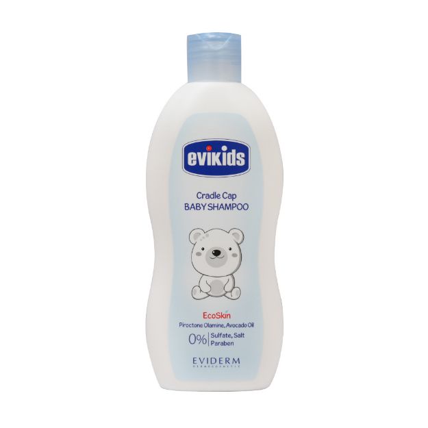 شامپو رفع پوسته سر کودک اویکیدز اویدرم 200 میلی لیتر - Eviderm Evikids Cradle Cap Baby Shampoo 200 ml