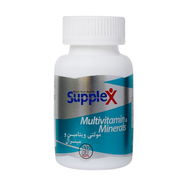 قرص مولتی ویتامین مینرال ساپلکس 60 عدد - Supplex Multivitamin and Mineral Tablets 60 Tabs