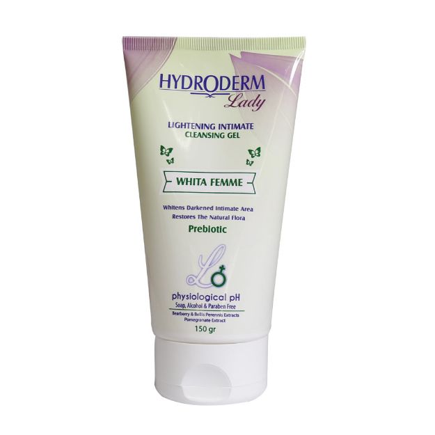 ژل بهداشتی روشن کننده بانوان هیدرودرم 150 گرم - Hydroderm Lightening Intimate Cleaning Gel 150 gr