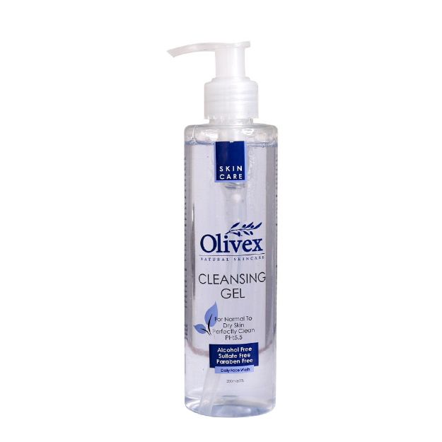 ژل شستشوی پوست معمولی و خشک الیوکس 200 میلی لیتر - Olivex Cleaning Gel for Normal to Dry Skin 200 ml