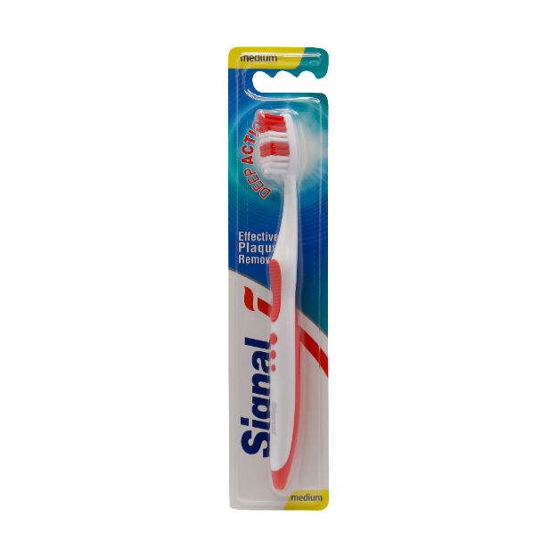 مسواک سیگنال مدل Deep Action با برس متوسط - Signal Deep Action Medium Toothbrush