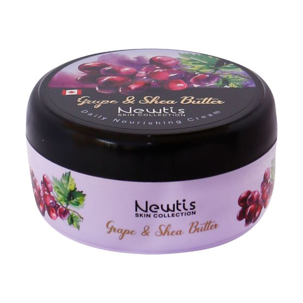 کرم مرطوب کننده کاسه ای حاوی انگور و شی باتر نیوتیس - Newtis Grape And Shea Butter Daily Nourishing Cream