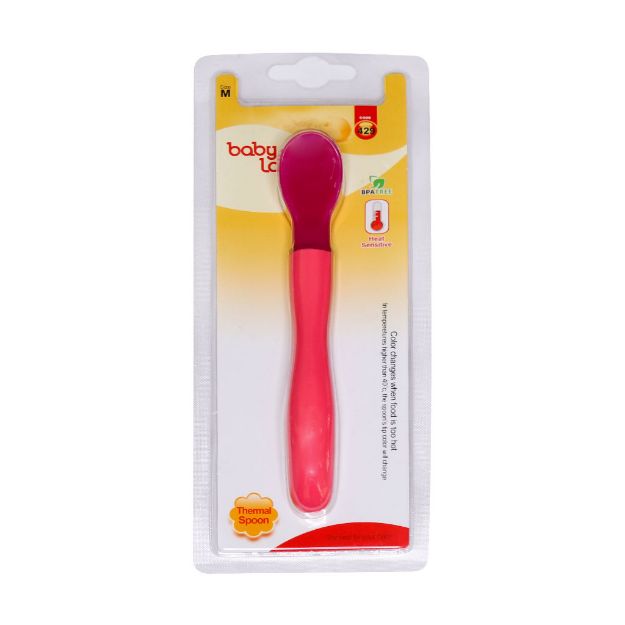 قاشق سیلیکونی حرارتی سایز متوسط بیبی لند کد 429 - Baby Land Thermal Spoon Code 429