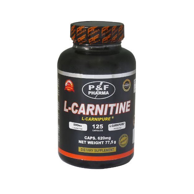 کپسول ال کارنیتین 500 میلی گرم پی اند اف فارما 125 عدد - P&F Pharma L Carnitine 125 Caps