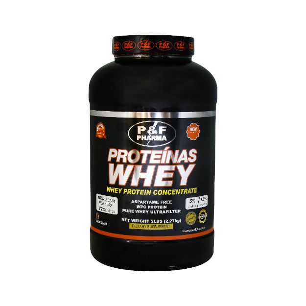 پودر پروتئین وی پی اند اف فارما 2.27 کیلوگرم - P F Pharma Protein Whey 2.27 g