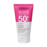 کرم ضد آفتاب SPF50 پوست حساس ویتالیر 50 میلی لیتر - Vitalayer Sensivit Sensitive Skin SPF50 Sunscreen Cream 50 ml