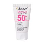 کرم ضد آفتاب SPF50 پوست حساس ویتالیر 50 میلی لیتر - Vitalayer Sensivit Sensitive Skin SPF50 Sunscreen Cream 50 ml