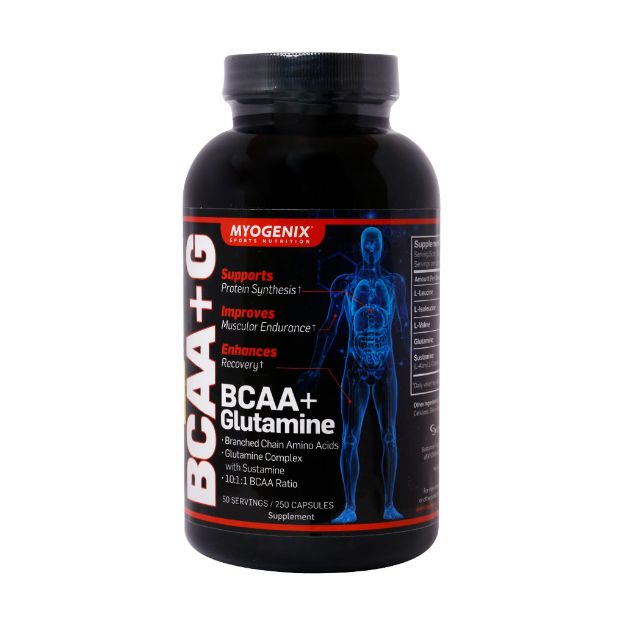 کپسول بی سی ای ای و گلوتامین مایوجنیکس - Myogenix BCAA And Glutamine Capsules