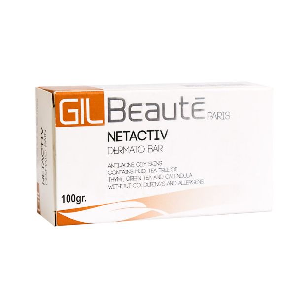 پن پوست چرب ژیل بوته ضد جوش و آکنه 100 گرم - Gil Beaute Netactiv Dermato Bar 100 g