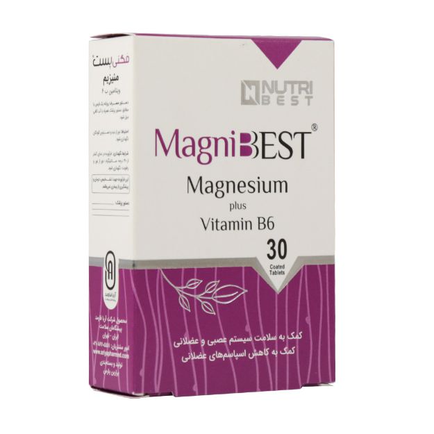 قرص مگنی بست نوتری بست 30 عدد - Nutri Best Magni Best 30 Coated Tablets