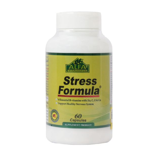 کپسول استرس فرمولا آلفا ویتامینز 60 عدد - Alfa Vitamins Stress Formula 60 Capsules