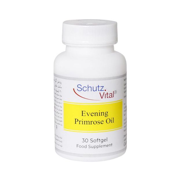 سافت ژل روغن گل مغربی شوتس ویتال 30 عدد - Schutz Vital Evening Primrose Oil Softgels 30 Softgels