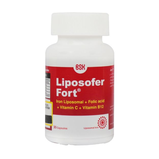 کپسول لیپوزوفر فورت بنیان سلامت کسری 30 عدد - Bsk Liposofer Fort 30 Capsules