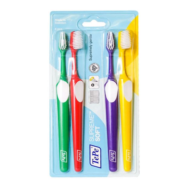 پک 4 عددی مسواک سوپریم تپه - Tepe Model Supreme Toothbrush 4 pcs