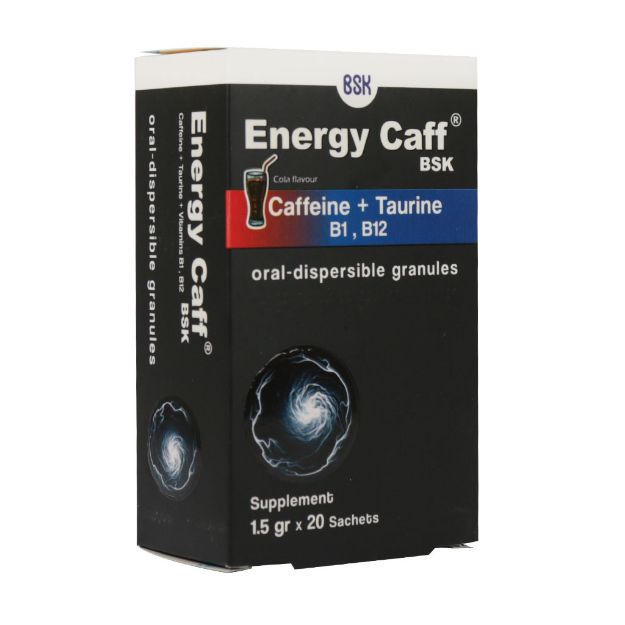 ساشه انرژی کاف بنیان سلامت کسری 20 عدد - BSK Energy Caff 20 Sachets