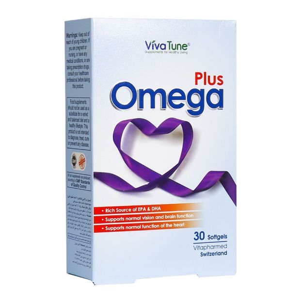 کپسول نرم ژلاتینی امگا پلاس ویواتیون 30 عدد - Viva Tune Omega Plus 30 softgels