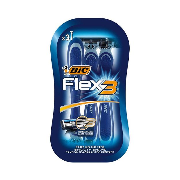 خود تراش 3 عددی بیک مدل Flex 3 - Bic Flex 3 Blade Pack of 3