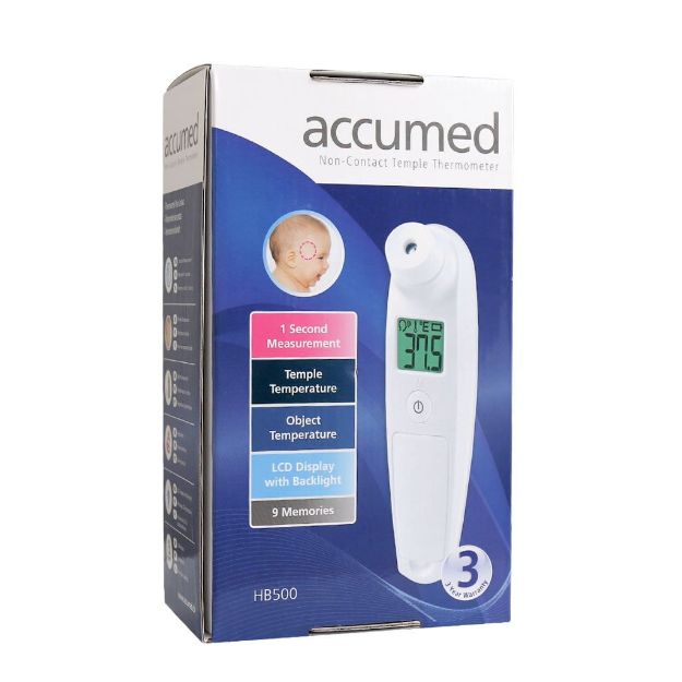 تب سنج دیجیتال اکیومد مدل HB500 - Accumed HB500 Non-Contact Temple Thermometer