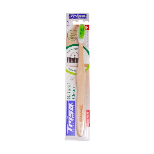 مسواک نچرال کلین با برس نرم تریزا - Trisa Natural Clean Soft Toothbrush