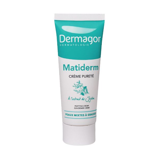 کرم متیدرم مرطوب و مات کننده پوست چرب درماگور 40 میلی لیتر - Dermagor Matiderm Matifying and Seboregulating Cream 40ml