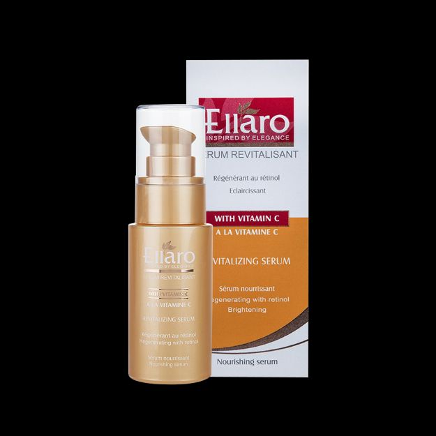 سرم روشن کننده ویتامین C الارو ۳۰ میلی لیتر - Ellaro Serum Revitalisant Whth Vitamin C 30 ml