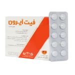 قرص روکشدار فیت آیرون نیاک 40 عدد - Niak Phytiron 40 Sugar Coated Tablets