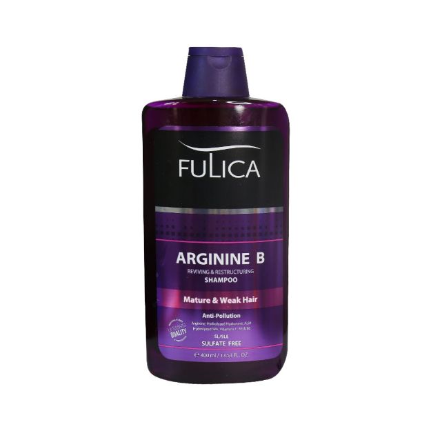 شامپو تقویت کننده حاوی آرژنین فولیکا 400 میلی لیتر - Fulica Reviving With Arginine B Shampoo 400 ml