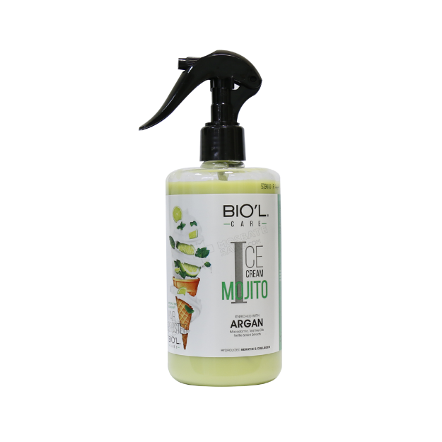 لوسیون مو بستنی موهیتو بیول بدون آبکشی 400 میلی لیتر - Biol Hair Lotion Ice Cream Mojito 400 ml