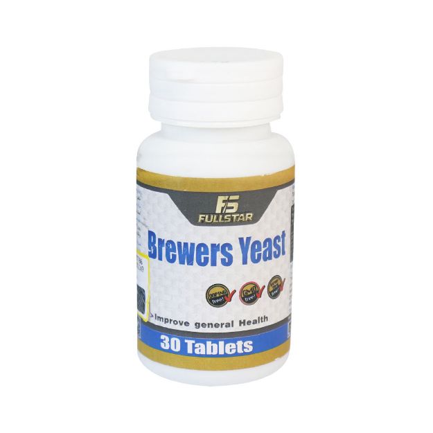 قرص مخمر آبجو فول استار 30 عدد - Full Star Brewers Yeast 30 Tablets