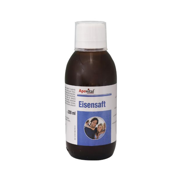 شربت آیزن سافت آپوویتال با طعم تافی 200 میلی لیتر - Apovital Eisensaft Syrup 200 Ml