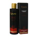 شامپو ضد ریزش مو لپیور مناسب موهای ضعیف و مستعد ریزش 230 گرم - Lpure Coffeine And Spirulina Extract Shampoo 230 g