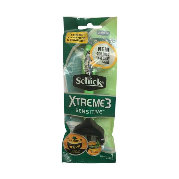 خودتراش مردانه شیک مدل اکستریم 3 تک عددی - Schick Xtreme 3 Blade for Men