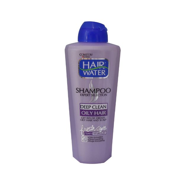 شامپو هیر واتر بدون سولفات مناسب موهای چرب کامان 400 میلی لیتر - Comeon Hair Water Deep Clean Shampoo For Oily Hair 400 Ml