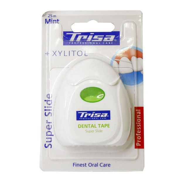 نخ دندان مدل سوپر اسلاید تریزا 25 متر - Trisa Super Slide Floss 25m